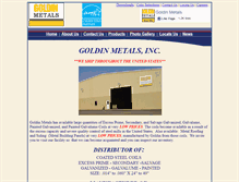 Tablet Screenshot of goldinmetals.com